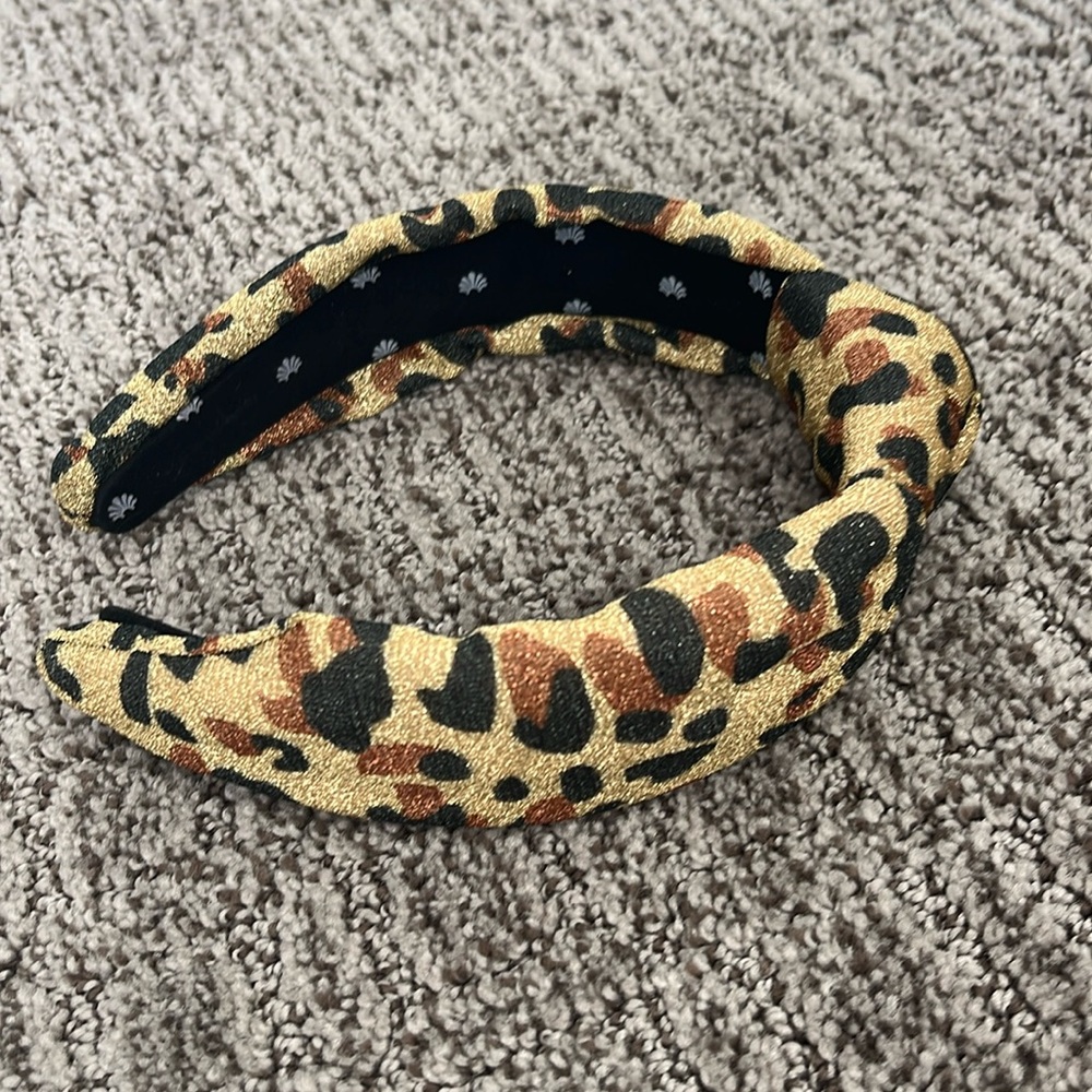 Lele sadoughi metallic animal print headband